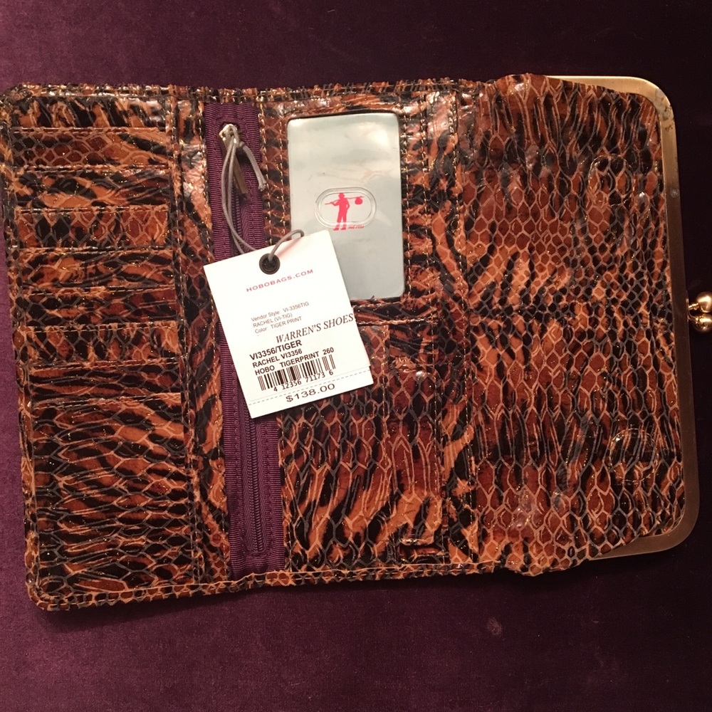 NWT Hobo snakeskin wallet